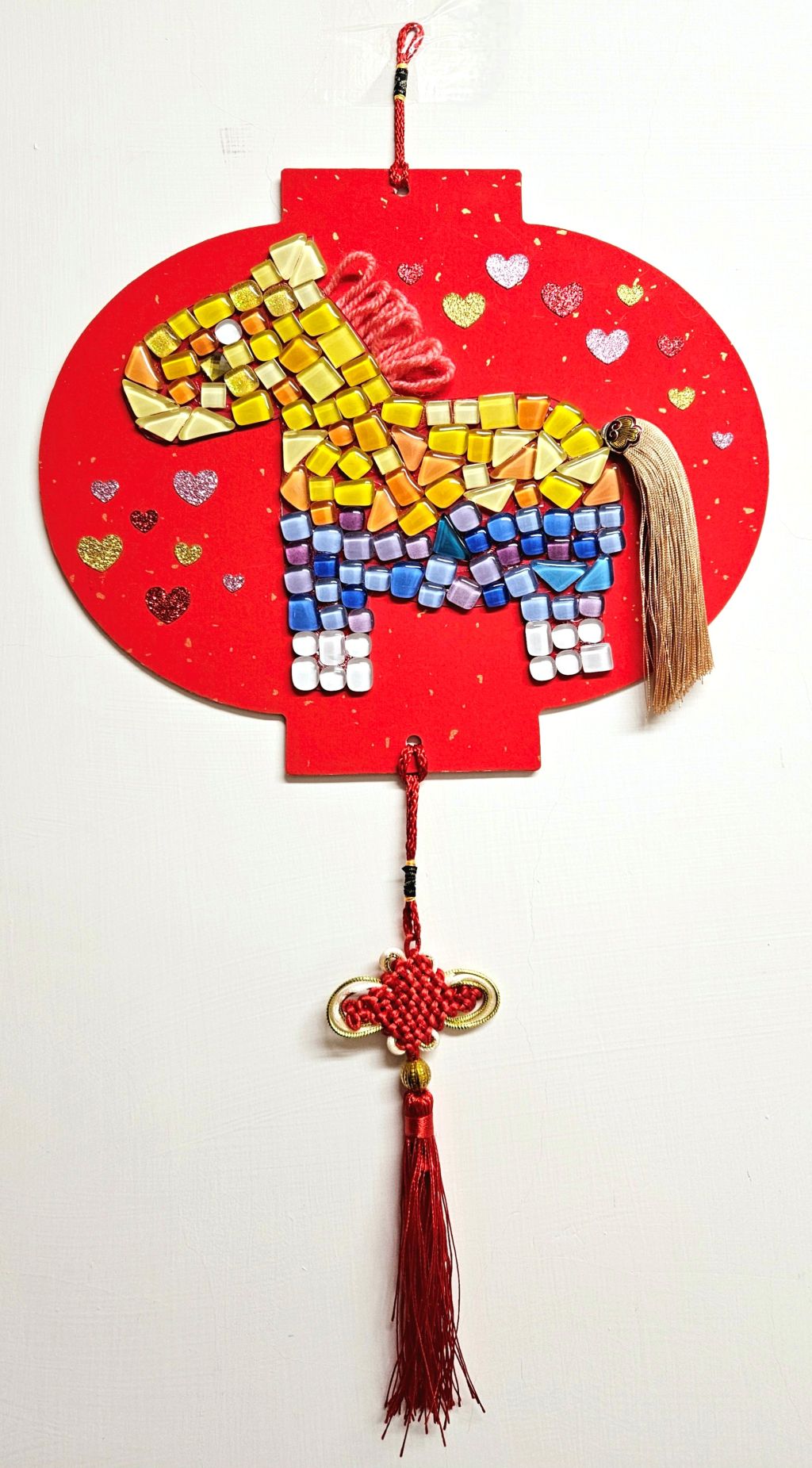 圖片:2026「創意FUN寒假」親子活動：第二場《馬到成功喜氣來-馬賽克燈籠掛飾》