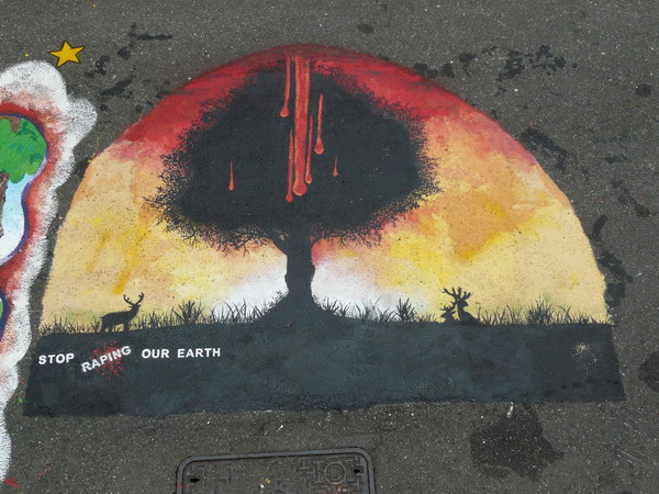 作品：Stop Raping Our Earth