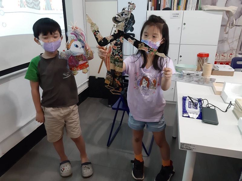阿公的皮影戲DIY成果展示