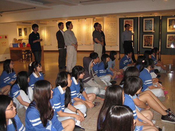 比賽優勝作品巡迴展於臺中市私立明道高級中學開幕活動