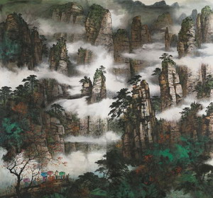 The 2017 Contemporary Chinese Painting Exhibition of Contemporary Chinese Painting School