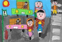 The Exhibition of the 16th National Children’s Painting Competition for Traffic Safety by Hotai Motors