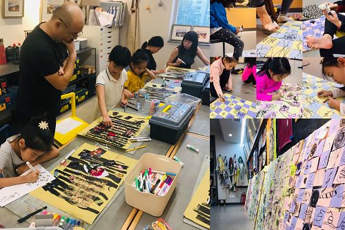 A Modern Art Collision between Children and Artists-Doodle,An Exhibition of Children’s Experimental Abstract Paintings doodle
