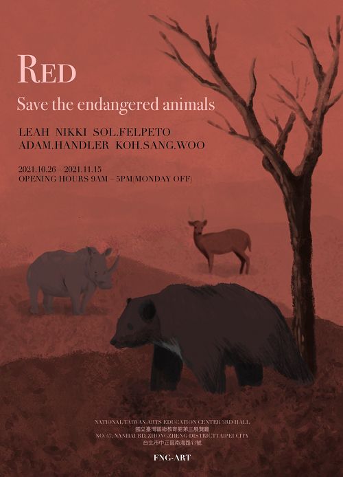 Red:Save the endangered animals