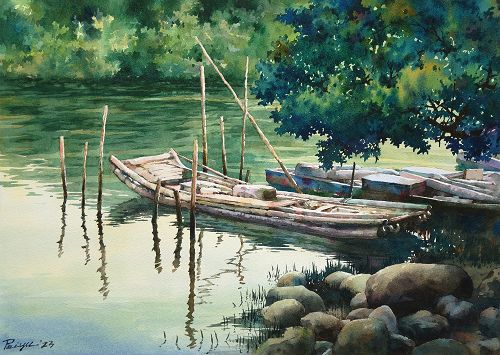 Rendering light and shadow―Watercolor solo exhibition of Pei-yu Tseng