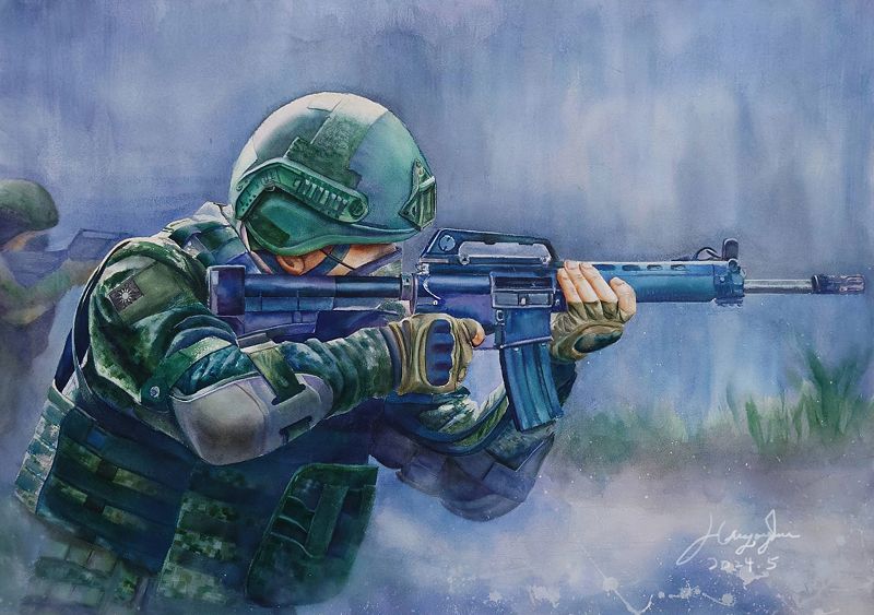 The 58th Golden Statue Arts Award of the Armed Force,Republic of China(Blue Sky Fine Art Exhibition)