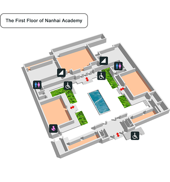The first floor of Nanhai Academy